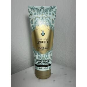 BATH AND BODY WORKS body cream PEAR CREME BRULEE‎ 8 FL OZ hyaluronic acid